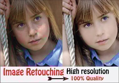 I will do quick skin retouching and magic retouch in adobe PS cc/cs6