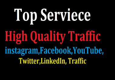 Bumper Offer 500,000 Worldwide Website USA Real Traffic Instagram, YouTube, Twitter, LinkedIn Traffic