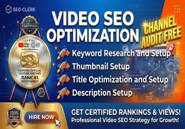video seo optimization and best quality embed