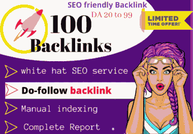 I will Build 100 Permanent web2.0 Backlinks with High DA, PA, PR with unique website