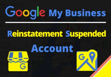 I will reinstate suspended google my business listing