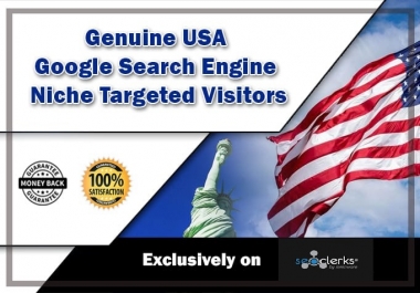 Drive Genuine USA Google Search Engine Niche Targeted Visitors