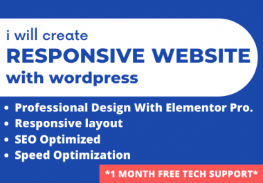 Responsive Website With WordPress