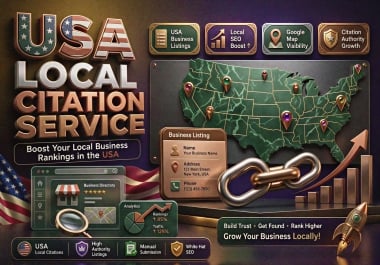 50 USA Local Citation Backlinks | Boost Local SEO & Google Business Visibility