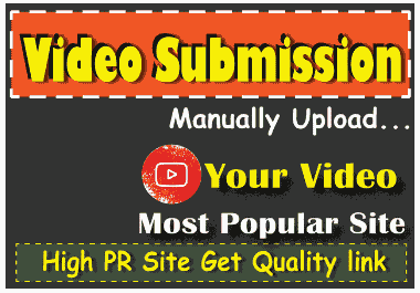 I will Upload youtube Video Manual in 21 top High Sharing Site permanently