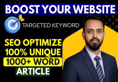 5&times 1000 Word Unique Articles - High Quality SEO Optimized Content Writing