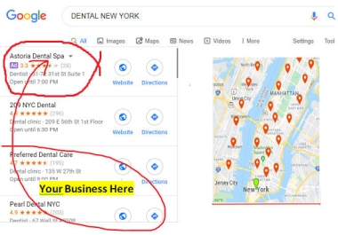 1000 Google Maps citation service manual with your Business Information promote by local SEO service