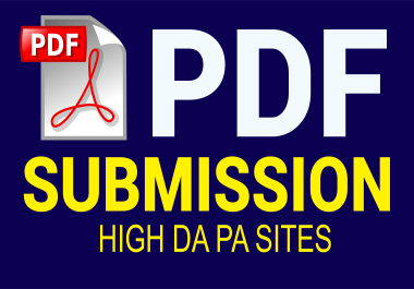 Manual 32 best PDF Submission Dofollow SEO Permanent backlinks service
