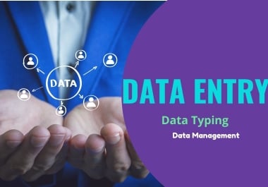 I will do manual data entry your web research