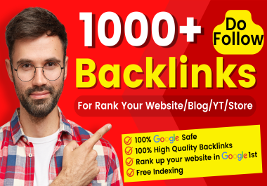 High quality contextual backlinks 1000+ Backlinks DA50+