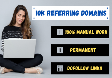 I Will Build Manually 10K Referring Domain For SEO Google Ranking