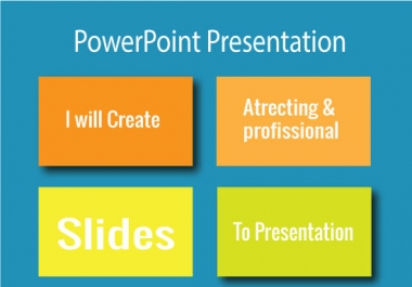 I will do professional power point presentation.