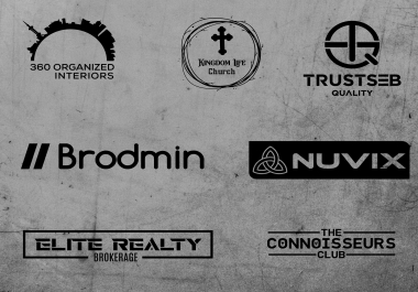 Creative minimal logo design as a professional designer