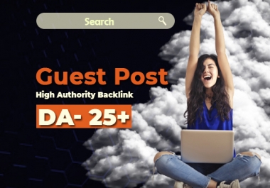 I Will offer da 25+ 1 guest post for google rank