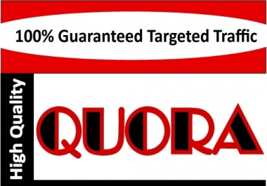 Relevant Niche 10 HQ Guaranteed Targeted Traffic Quora Answer