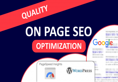 Quality On Page SEO Optimization For Your Website