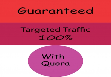 Guaranteed Niche Relavent Traffic With 50 Quora Answer