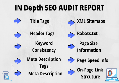 I WILL Do a complete SEO AUDIT of your website.