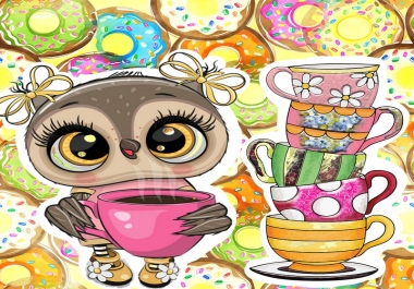 fully sketched or digital Logo used for marketing and social media