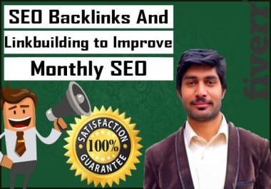 I will 200 SEO backlinks white hat manual link building service for google no1 ranking