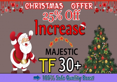 I will increase your website majestic trust flow tf 30 plus
