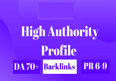 do manually 750 high authority profile backlinks SEO