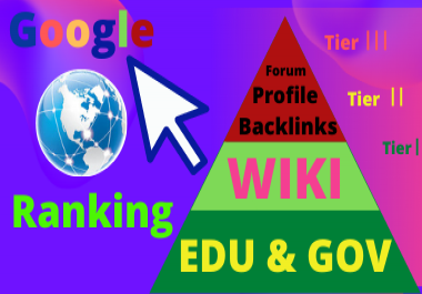 Manual 200+ High DA + EDU& GOV Profile Backlinks+ 400+ WIKI backlinks to get google Ranking improves
