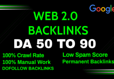 create 100+ Manually high authority web 2.0 backlinks