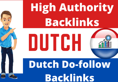 I will do high quality dutch SEO authority backlinks da DR