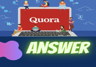 I Will Provide 5 High Quality Quora Answer