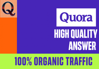 I will do promote your website 10 high quality quora answers with your Keywords and Url