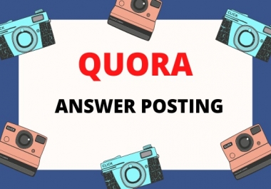 Get 3 HQ Quora answer with your keyword and URL
