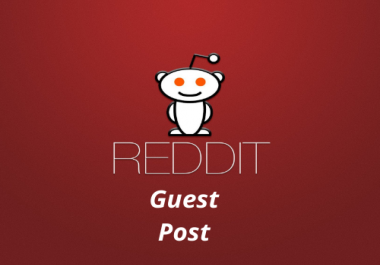 Promote your website 10 high quality reddit guest posts