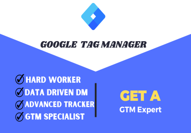 GET 5 off by gtmtracking5 - I will fix set up google tag manager tracking for WordPress and Shopify