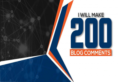 I will Create 200 Blog Comments