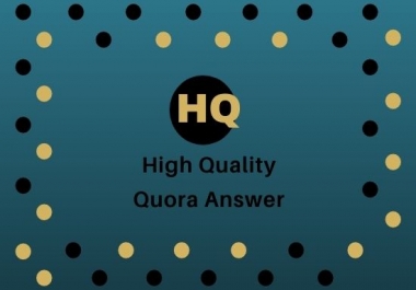 Promote your website 5 high quality Quora answers with your keyword and URL