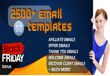 I will give you more than 2500 PLR ready copywriting emails to use