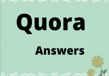Promote your website 3 HQ Quora answers with your keyword & URL