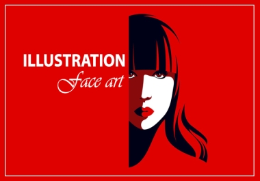 I will turn your photo into detailed vector art portrait