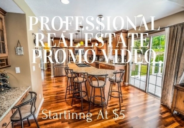 I will create professional real estate promo video