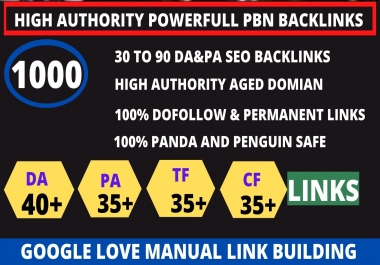 Build 1000+ pbn backlink with high DA/PA/TF/CF on your homepage with unique website