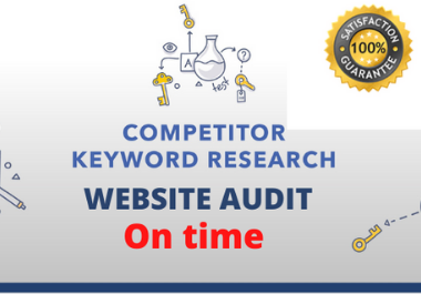 I will do SEO Keyword Research for your website on time