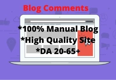 I will post Niche relevant Blog Comment on high DA Site