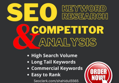 250+ SEO keyword research targeted any niche or website