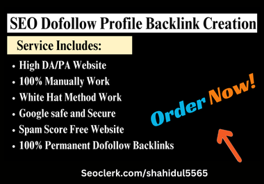 50+ Create SEO Dofollow Profile backlinks On High DA Website