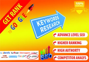 I provide the best SEO Keyword Recharge for any Niche.