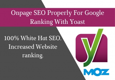 Onpage SEO Properly For Google Ranking With Yoast Seo