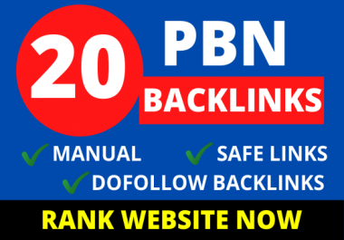 20 pbn backlinks from high da dr tf websites for boost ranking in google