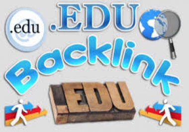 i will do 150. edu high authority backlinks