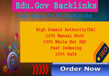 Do Manually 10 Backlinks From Edu. Gov Domain